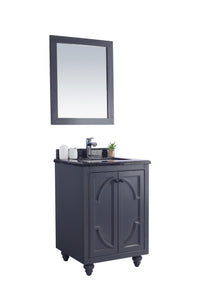 Odyssey 24" Maple Grey Bathroom Vanity with Countertop
