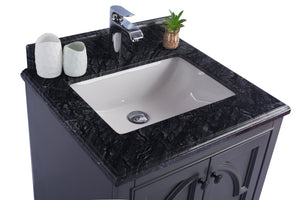 Odyssey 24" Maple Grey Bathroom Vanity with Countertop