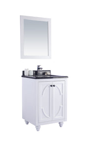 Odyssey 24" White Bathroom Vanity with Countertop