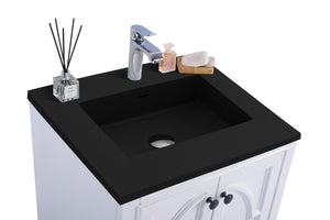 Odyssey 24" White Bathroom Vanity with Countertop
