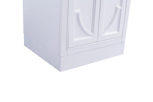 Odyssey 24" White Bathroom Vanity with Countertop