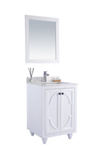 Load image into Gallery viewer, Odyssey 24&quot; White Bathroom Vanity with Countertop