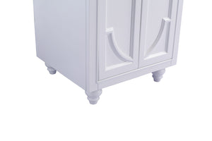 Odyssey 24" White Bathroom Vanity with Countertop