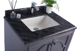 Odyssey 30" Maple Grey Bathroom Vanity with Countertop