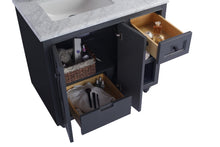 Load image into Gallery viewer, Odyssey 36&quot; Maple Grey Bathroom Vanity with Countertop
