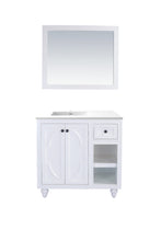 Load image into Gallery viewer, Odyssey 36&quot; White Bathroom Vanity with Countertop