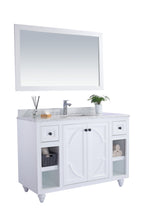 Load image into Gallery viewer, Odyssey 48&quot; White Bathroom Vanity with Countertop
