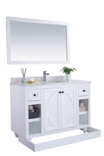 Load image into Gallery viewer, Odyssey 48&quot; White Bathroom Vanity with Countertop