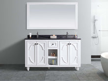 Load image into Gallery viewer, Odyssey 60&quot; White Double Sink Bathroom Vanity with Countertop