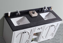 Load image into Gallery viewer, Odyssey 60&quot; White Double Sink Bathroom Vanity with Countertop