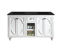 Load image into Gallery viewer, Odyssey 60&quot; White Double Sink Bathroom Vanity with Countertop