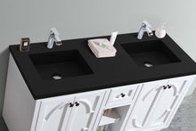 Load image into Gallery viewer, Odyssey 60&quot; White Double Sink Bathroom Vanity with Countertop