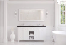 Load image into Gallery viewer, Odyssey 60&quot; White Double Sink Bathroom Vanity with Countertop