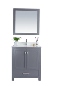 Wilson 30" Grey Bathroom Vanity with Countertop