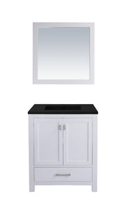 Wilson 30" White Bathroom Vanity with Countertop