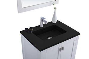 Wilson 30" White Bathroom Vanity with Countertop
