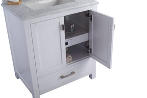 Wilson 30" White Bathroom Vanity with Countertop