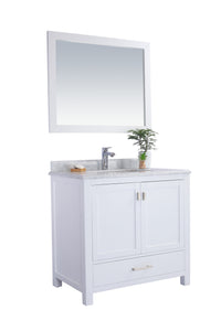 Wilson 36" White Bathroom Vanity with Countertop
