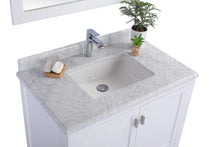 Load image into Gallery viewer, Wilson 36&quot; White Bathroom Vanity with Countertop
