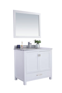 Wilson 36" White Bathroom Vanity with Countertop