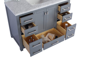 Wilson 48" Grey Bathroom Vanity with Countertop