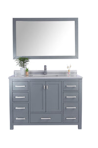 Wilson 48" Grey Bathroom Vanity with Countertop