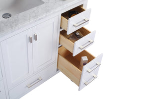 Wilson 48" White Bathroom Vanity with Countertop