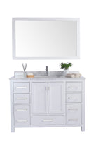 Load image into Gallery viewer, Wilson 48&quot; White Bathroom Vanity with Countertop