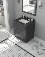Load image into Gallery viewer, Luna 30&quot; Maple Grey Bathroom Vanity with Countertop