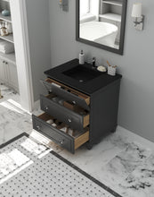 Load image into Gallery viewer, Luna 30&quot; Maple Grey Bathroom Vanity with Countertop