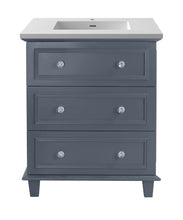 Load image into Gallery viewer, Luna 30&quot; Maple Grey Bathroom Vanity with Countertop