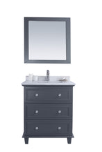 Load image into Gallery viewer, Luna 30&quot; Maple Grey Bathroom Vanity with Countertop