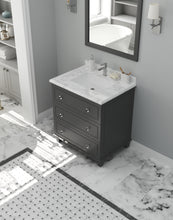 Load image into Gallery viewer, Luna 30&quot; Maple Grey Bathroom Vanity with Countertop