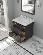 Load image into Gallery viewer, Luna 30&quot; Maple Grey Bathroom Vanity with Countertop