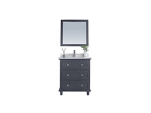 Load image into Gallery viewer, Luna 30&quot; Maple Grey Bathroom Vanity with Countertop