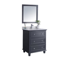 Load image into Gallery viewer, Luna 30&quot; Maple Grey Bathroom Vanity with Countertop