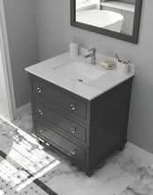 Load image into Gallery viewer, Luna 30&quot; Maple Grey Bathroom Vanity with Countertop