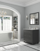 Load image into Gallery viewer, Luna 30&quot; Maple Grey Bathroom Vanity with Countertop
