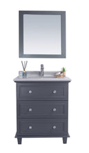 Load image into Gallery viewer, Luna 30&quot; Maple Grey Bathroom Vanity with Countertop