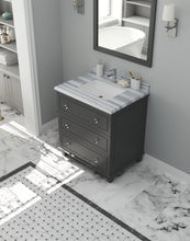 Load image into Gallery viewer, Luna 30&quot; Maple Grey Bathroom Vanity with Countertop