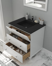 Load image into Gallery viewer, Luna 30&quot; White Bathroom Vanity with Countertop
