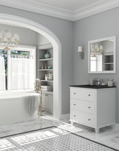 Load image into Gallery viewer, Luna 30&quot; White Bathroom Vanity with Countertop