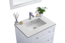 Load image into Gallery viewer, Luna 30&quot; White Bathroom Vanity with Countertop
