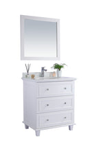 Load image into Gallery viewer, Luna 30&quot; White Bathroom Vanity with Countertop