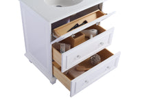 Load image into Gallery viewer, Luna 30&quot; White Bathroom Vanity with Countertop