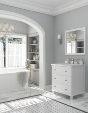 Load image into Gallery viewer, Luna 30&quot; White Bathroom Vanity with Countertop