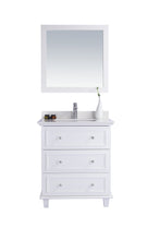 Load image into Gallery viewer, Luna 30&quot; White Bathroom Vanity with Countertop