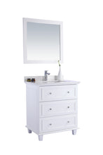 Load image into Gallery viewer, Luna 30&quot; White Bathroom Vanity with Countertop