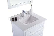 Load image into Gallery viewer, Luna 30&quot; White Bathroom Vanity with Countertop