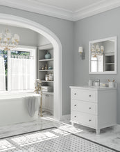 Load image into Gallery viewer, Luna 30&quot; White Bathroom Vanity with Countertop